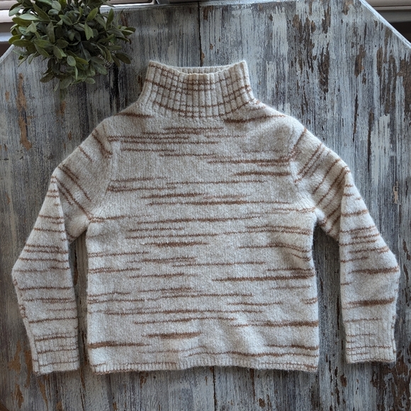 Banana Republic Italian Spacedye Wool Blend Sweater Women's Medium - Picture 2 of 6